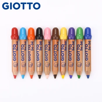 10 Colors Non-Toxic Wax Qiduo Giotto bebe barrel thick Crayon Kids Creative Graffiti Pens Kawaii Stationery Painting Drawing Pen 
10 Colors Non-Toxic Wax Qiduo Giotto bebe barrel thick Crayon Kids Creative Graffiti Pens Kawaii Stationery Painting Drawing Pen