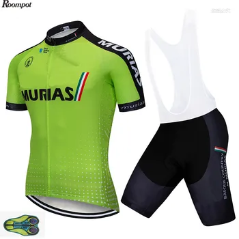 MURIAS Summer Cycling Jersey 20D Pad Bibs Shorts Ropa Ciclismo Quick Dry Pro Cycling Clothing Mens Summer Bicycle Maillot Suit
MURIAS Summer Cycling Jersey 20D Pad Bibs Shorts Ropa Ciclismo Quick Dry Pro Cycling Clothing Mens Summer Bicycle Maillot Suit