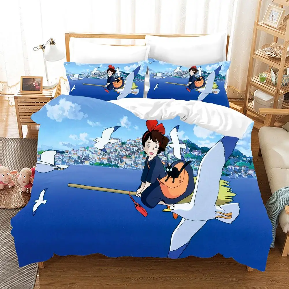 Anime Kikis Delivery Service Pattern Comforter/Duvet Cover with Pillow Cover Bedding Set Bed Set for Bedroom Decor Ropa De Cama
Anime Kikis Delivery Service Pattern Comforter/Duvet Cover with Pillow Cover Bedding Set Bed Set for Bedroom Decor Ropa De Cama