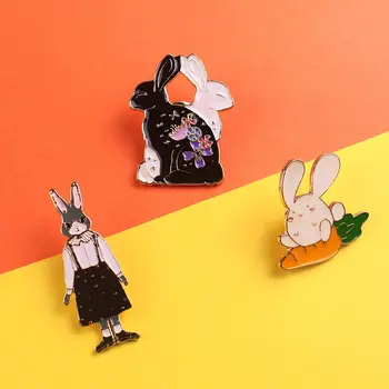 Cute Rabbit Zinc Alloy Pin Cartoon Badges For Backpack Badges For Kid Clothes Pin Badges For kids Jewelry Gift
Cute Rabbit Zinc Alloy Pin Cartoon Badges For Backpack Badges For Kid Clothes Pin Badges For kids Jewelry Gift