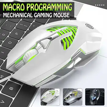 

HOT 3 Colors Professional Gamer Gaming Mouse 4 Types DPI Programmable Wired Optical Computer Mice USB Cable Mouse for laptop PC