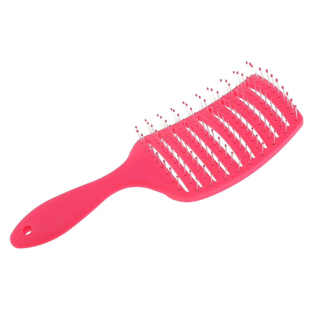 Professional 2 Colors Anti-static Detangling Handle Tangle Comb Salon Hair Styling Curling Tool Professional 2 Colors Anti-static Detangling Handle Tangle Comb Salon Hair Styling Curling Tool