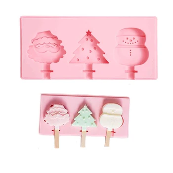 Silicone Ice Cream Mold Designed Christmas Trees Shape Form Maker For Ice Cream Tray DIY Milk Fruit Ice Cream Making
Silicone Ice Cream Mold Designed Christmas Trees Shape Form Maker For Ice Cream Tray DIY Milk Fruit Ice Cream Making
