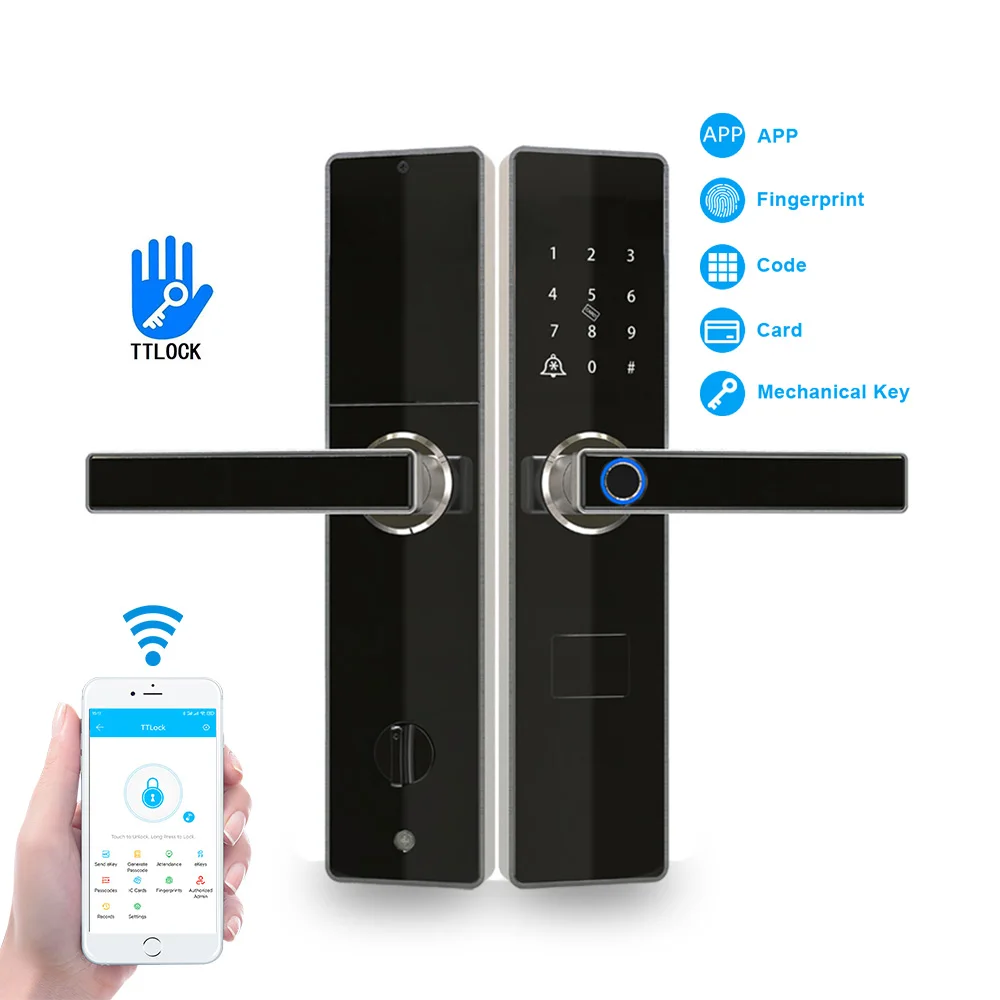 YOHEEN TTLock APP Bluetooth WiFi Security Electronic Smart Fingerprint Door Lock For Home, Office, Apartment, Airbnb
YOHEEN TTLock APP Bluetooth WiFi Security Electronic Smart Fingerprint Door Lock For Home, Office, Apartment, Airbnb