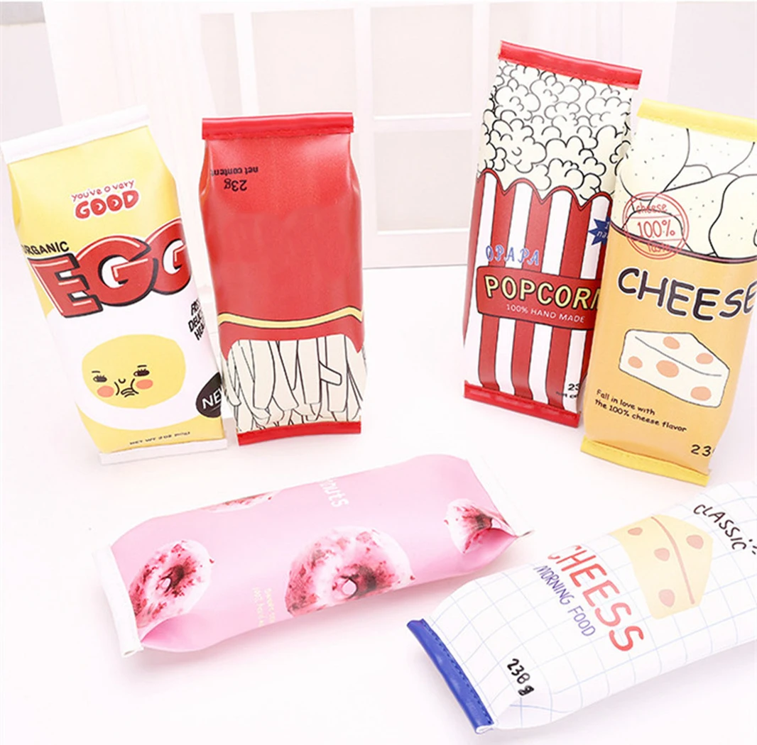 Kawaii Pencil case Simulation Fun Snack Stationery Bag Student Large Capacity Pencil Bag Unique Design Stationery For School
Kawaii Pencil case Simulation Fun Snack Stationery Bag Student Large Capacity Pencil Bag Unique Design Stationery For School