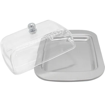 Stainless Steel Butter Dish Box Container Cheese Storage Holder with Lid PI669
Stainless Steel Butter Dish Box Container Cheese Storage Holder with Lid PI669