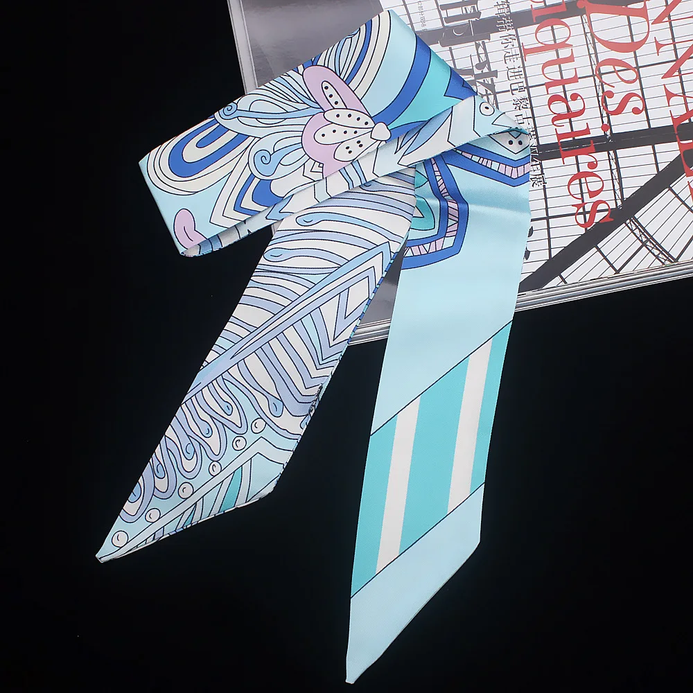 Luxury Brand New design Multi-function skinny scarves Lock printed for Ladies silk Thin and Long scarf heandband female kerchief
Luxury Brand New design Multi-function skinny scarves Lock printed for Ladies silk Thin and Long scarf heandband female kerchief