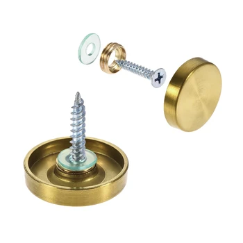 uxcell 12pcs Mirror Screws Kit 16mm 19mm 22mm 25mm Decorative Cap Nails Electroplated Wire Drawing Golden
uxcell 12pcs Mirror Screws Kit 16mm 19mm 22mm 25mm Decorative Cap Nails Electroplated Wire Drawing Golden