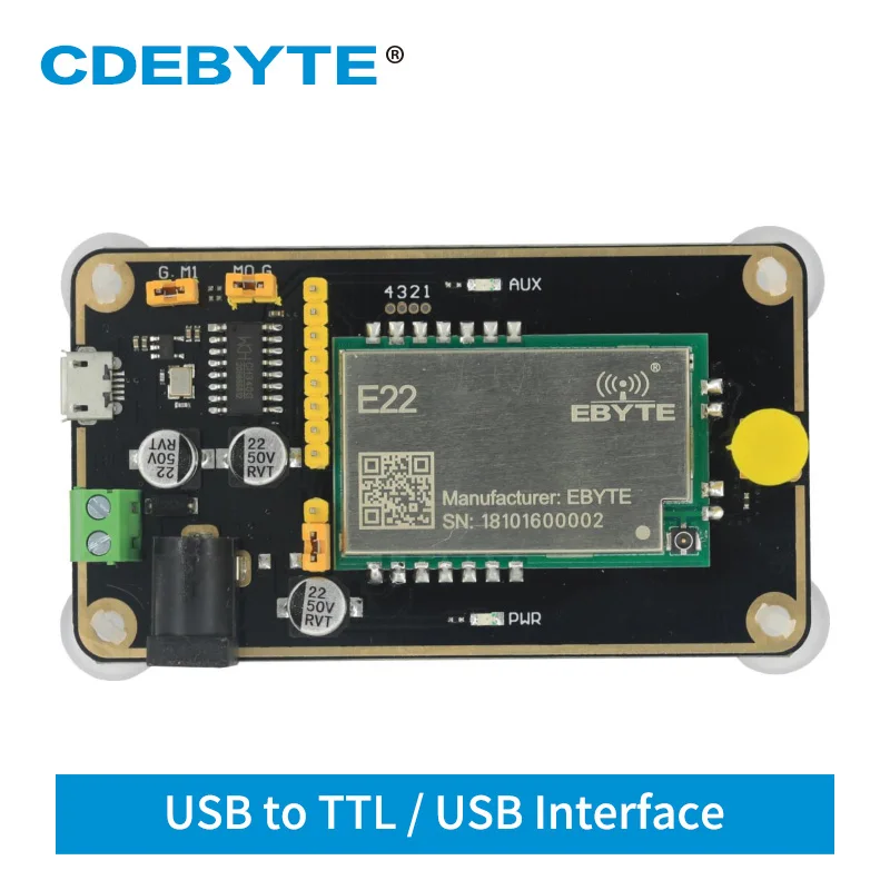 SX1262 Test Board Kits 230MHz LoRa Wireless Serial Port Module E22-230TBH-01 USB Development rf module for E22-230T30S | Мобильные