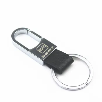 Car Styling 3D Metal+Leather Emblem Car Key Ring Keychain Key Holder For Seat Leon Ibiza cupra Altea Tarraco mii Alhambra
Car Styling 3D Metal+Leather Emblem Car Key Ring Keychain Key Holder For Seat Leon Ibiza cupra Altea Tarraco mii Alhambra