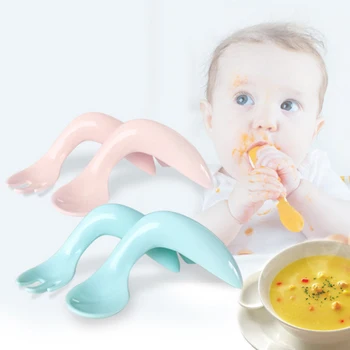 1Set Baby Utensils Spoons Forks Set Toddler Feeding Training Spoon Baby Curve Early Self-Feeding Learning Spoons
1Set Baby Utensils Spoons Forks Set Toddler Feeding Training Spoon Baby Curve Early Self-Feeding Learning Spoons