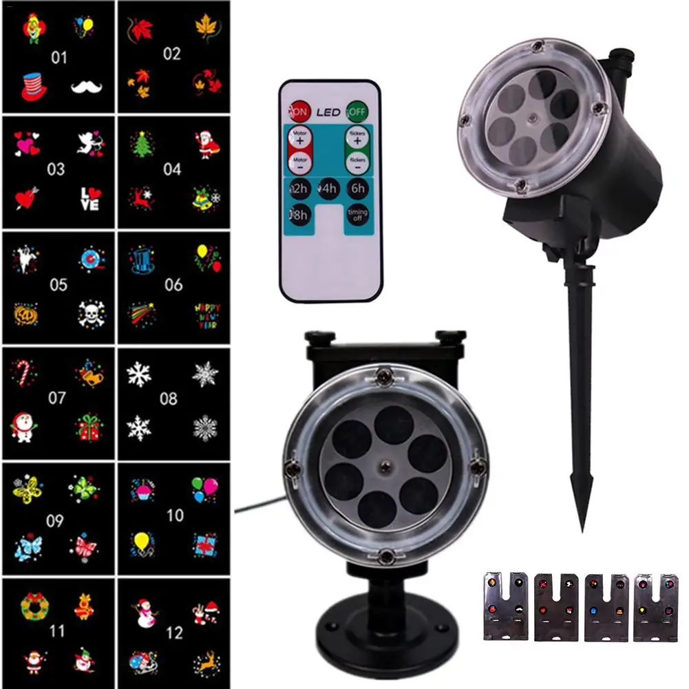 Christmas Laser Projector Indoor Outdoor Waterproof 12 Patterns Animation Effect Snowflake Snowman Christmas Projector light
Christmas Laser Projector Indoor Outdoor Waterproof 12 Patterns Animation Effect Snowflake Snowman Christmas Projector light