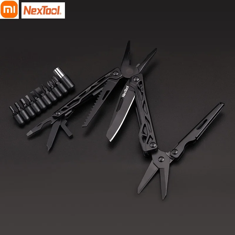 Глобальная версия NexTool Black Knight 11-In-1 многофункциональные складные плоскогубцы для