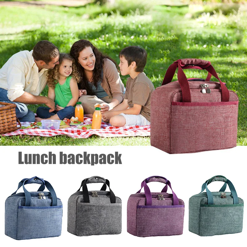 Thermal Insulated Lunch Bag Waterproof Food Storage Leakproof for School Camping FI-19ING | Спорт и развлечения