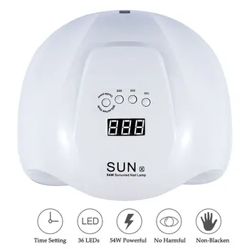 Sun X UV LED Nail Dryer 54W Gel Polish Curing Lamp For Nails with Motion Sense LCD Display Quick Dry UV Lamp For Manicure Tool
Sun X UV LED Nail Dryer 54W Gel Polish Curing Lamp For Nails with Motion Sense LCD Display Quick Dry UV Lamp For Manicure Tool