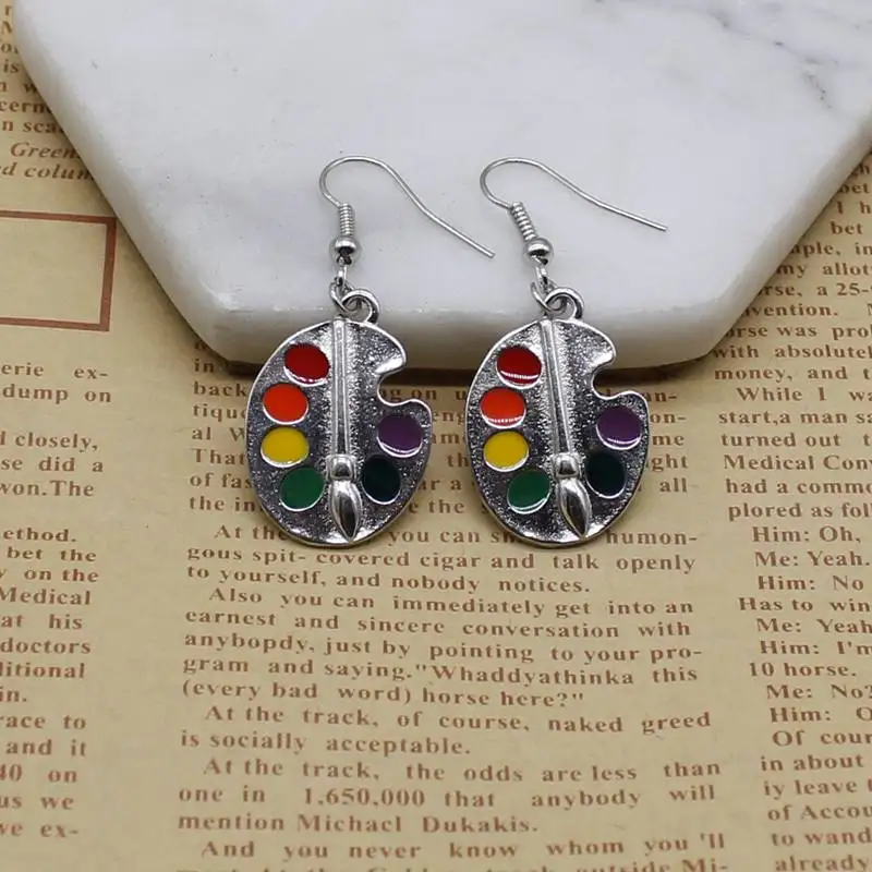 New Charm Marker Painting Edition Artist Earrings, Pigment Edition Earrings Creative Personality Ms. Gift Jewelry
New Charm Marker Painting Edition Artist Earrings, Pigment Edition Earrings Creative Personality Ms. Gift Jewelry
