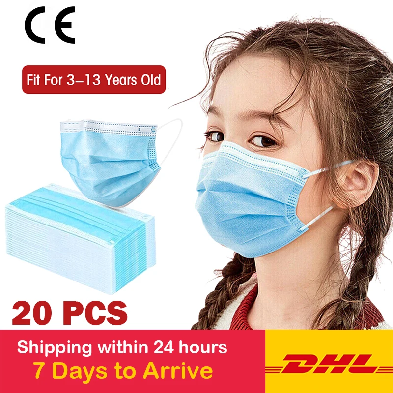 20 Pcs Mask for Child Kids Dust-anti Dustproof Safety Mouth Filter Disposable Masks Face 3 Layer DHL Shipping
20 Pcs Mask for Child Kids Dust-anti Dustproof Safety Mouth Filter Disposable Masks Face 3 Layer DHL Shipping