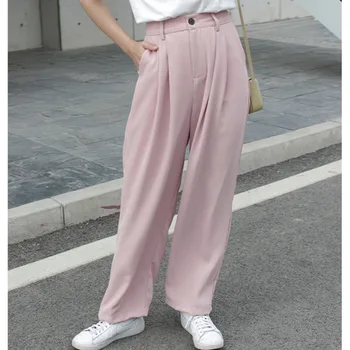 WOMENGAGA New Summer New Fashion Korean Loose Casual Womens Wide Leg Pants Simple Female Girl Pants Q008
WOMENGAGA New Summer New Fashion Korean Loose Casual Womens Wide Leg Pants Simple Female Girl Pants Q008