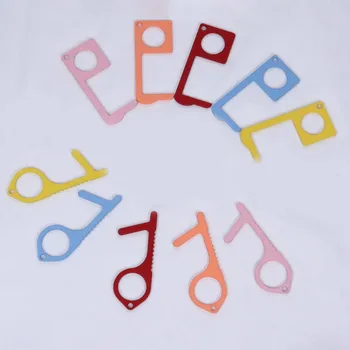 100pcs/lot Door Handle Hygiene Hand EDC Door Opener Antimicrobial Press Button Elevator Safety Tool Key Chain Wholesales
100pcs/lot Door Handle Hygiene Hand EDC Door Opener Antimicrobial Press Button Elevator Safety Tool Key Chain Wholesales
