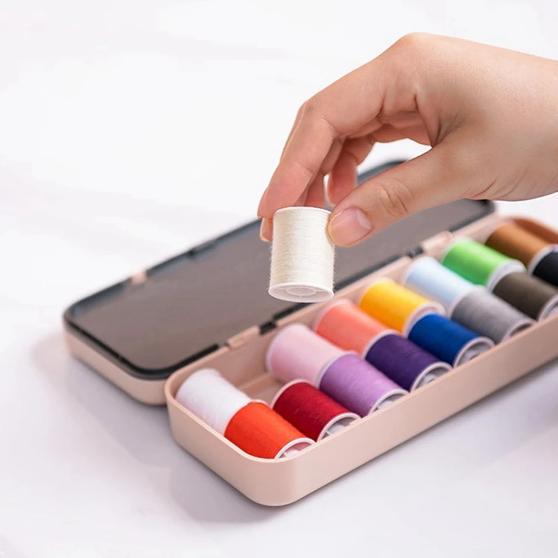 Sewing Kit Box Portable Hand Needle Thread Sewing Kit for Quilting Stitching Embroidery Multifunction Thread Sewing Accessories
Sewing Kit Box Portable Hand Needle Thread Sewing Kit for Quilting Stitching Embroidery Multifunction Thread Sewing Accessories