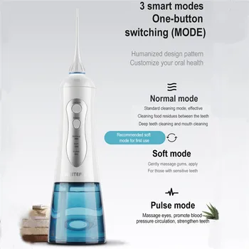Electric Oral Irrigator Dental Scaler USB Rechargeable Water Flosser Portable Dental Water Jet 200ML Water Tank Teeth Cleaner 
Electric Oral Irrigator Dental Scaler USB Rechargeable Water Flosser Portable Dental Water Jet 200ML Water Tank Teeth Cleaner