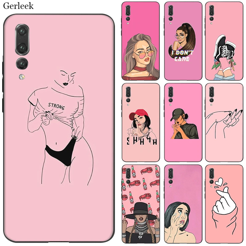 Aba Girl African Tpu Phone Case For Huawei Honor 8A 8C X 9X Pro 9 10 20 S Por 10Lite Note10 Cover | Мобильные телефоны и