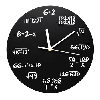 For Living Room Bedroom Decoration Wooden Acrylic DIY Wall Sticker Creative Quartz Clock Mathematical Formula Wall Clock
For Living Room Bedroom Decoration Wooden Acrylic DIY Wall Sticker Creative Quartz Clock Mathematical Formula Wall Clock