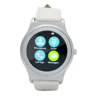 Silver 4.0 Smart Watch 1.3 inch Screen Heart Rate Monitor Pedometer Music for iOS Android SmartWatch
Silver 4.0 Smart Watch 1.3 inch Screen Heart Rate Monitor Pedometer Music for iOS Android SmartWatch