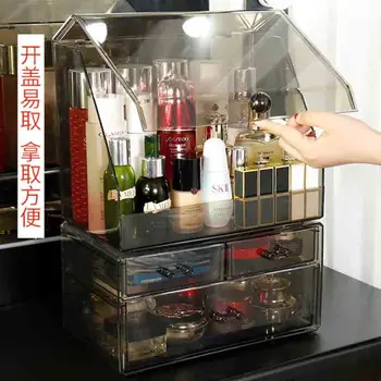 Cosmetic Storage Box Box Desktop Dustproof Perfume Rack Skin Care Storage Makeup Organizer Lipstick Stand Nail Brush Holder
Cosmetic Storage Box Box Desktop Dustproof Perfume Rack Skin Care Storage Makeup Organizer Lipstick Stand Nail Brush Holder