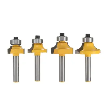 4/6PCS 1/2" Round-Over Router Bits set Woodworking Cutter Tool Endmill with Bearing Milling Cutter Corner Round Over Bit
4/6PCS 1/2" Round-Over Router Bits set Woodworking Cutter Tool Endmill with Bearing Milling Cutter Corner Round Over Bit
