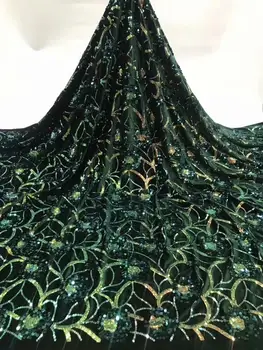 Nigerian Lace Fabric 2019 High Quality Sequin Velvet Lace Fabric Gold Embroidered Tulle African Velvet Lace Fabric FR1126
Nigerian Lace Fabric 2019 High Quality Sequin Velvet Lace Fabric Gold Embroidered Tulle African Velvet Lace Fabric FR1126