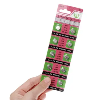 10PCS Alkaline Batteries AG2 1.5V G2 396A LR726 SR726W GP397 1164SO SR59W SR726 Coin Button Cell Watch Toys Clocks G6DD
10PCS Alkaline Batteries AG2 1.5V G2 396A LR726 SR726W GP397 1164SO SR59W SR726 Coin Button Cell Watch Toys Clocks G6DD