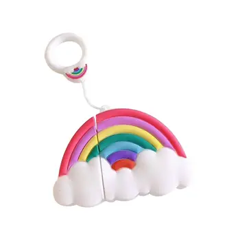 Beautiful Rainbow Pattern Protective Case Anti-fall Silicone Cover with Lanyard for Airpods 1/2 Charging Box Accessories
Beautiful Rainbow Pattern Protective Case Anti-fall Silicone Cover with Lanyard for Airpods 1/2 Charging Box Accessories