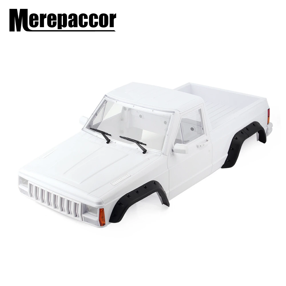 MEREPACCOR Plastic 313mm Wheelbase Cherokee Pickup Truck Car Shell Kit for 1/10 RC Crawler Axial SCX10 & SCX10 II 90046 90047
MEREPACCOR Plastic 313mm Wheelbase Cherokee Pickup Truck Car Shell Kit for 1/10 RC Crawler Axial SCX10 & SCX10 II 90046 90047