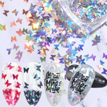 1Box Butterfly Nail Sequins Holographic 3D Flakes AB Color Gold Red Glitter Spangles Charm Slice Nail Art Decoration SAHD01-05-1
1Box Butterfly Nail Sequins Holographic 3D Flakes AB Color Gold Red Glitter Spangles Charm Slice Nail Art Decoration SAHD01-05-1