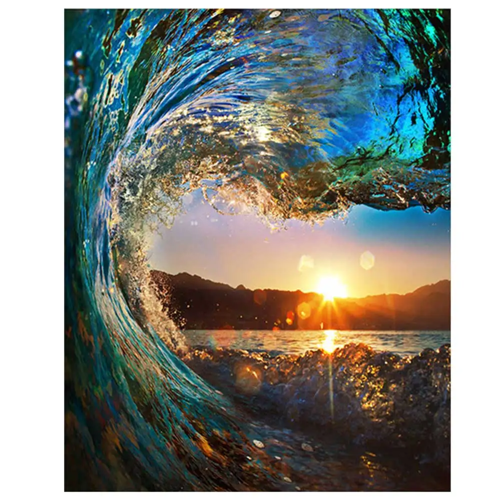 DIY Oil Paint Number Kit,Painting Paintworks Sunset Wave Seascape Drawing With BrushesChristmas Decor Decorations Gifts
DIY Oil Paint Number Kit,Painting Paintworks Sunset Wave Seascape Drawing With BrushesChristmas Decor Decorations Gifts