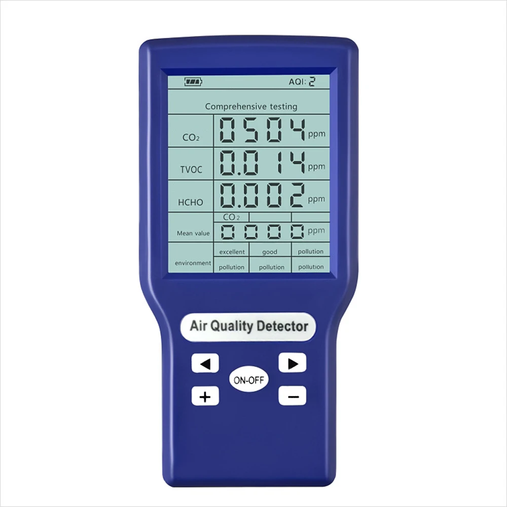 Multifunctional CO2 ppm Meters Mini Carbon Dioxide Detector Gas Analyzer Protable Air Quality Tester
Multifunctional CO2 ppm Meters Mini Carbon Dioxide Detector Gas Analyzer Protable Air Quality Tester