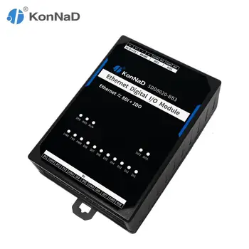Ethernet Remote IO controller module 8DI 2DO Form A relay RTU master Modbus TCP communication
Ethernet Remote IO controller module 8DI 2DO Form A relay RTU master Modbus TCP communication