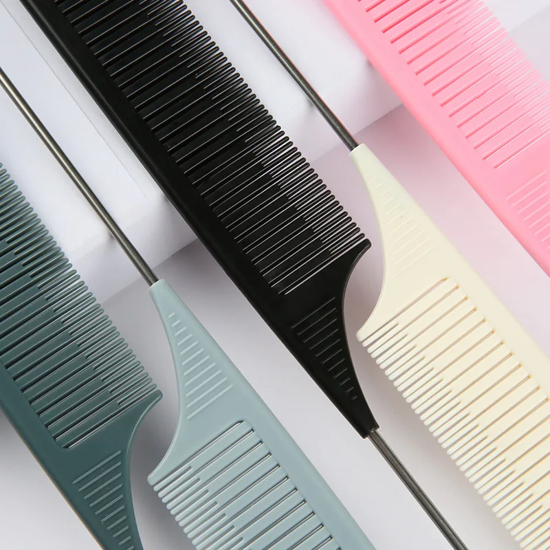 1pcs Anti-static Fine-tooth Comb Rat Tail Comb Hairdresser Tool Separate Parting For Hair Highlighting Foiling Hair Comb
1pcs Anti-static Fine-tooth Comb Rat Tail Comb Hairdresser Tool Separate Parting For Hair Highlighting Foiling Hair Comb