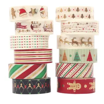 Gift Decorative Tapes Removable Washi Paper Tapes Craft Supplies Christmas Stickers DIY Scrapbook Tape for Kids Girls Children
Gift Decorative Tapes Removable Washi Paper Tapes Craft Supplies Christmas Stickers DIY Scrapbook Tape for Kids Girls Children