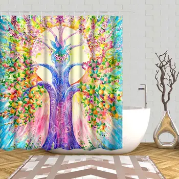 MTMETY Modern 3D Bohemian Colorful Family Tree Pattern Shower Curtains Wterproof Decoration Comfortable Simple Douchegordijn
MTMETY Modern 3D Bohemian Colorful Family Tree Pattern Shower Curtains Wterproof Decoration Comfortable Simple Douchegordijn