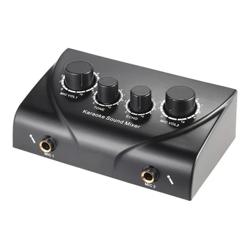 Audio Sound Mixer Professional Audio System Portable Mini Digital Audio Sound Karaoke Machine Echo Mixer System-EU Plug
Audio Sound Mixer Professional Audio System Portable Mini Digital Audio Sound Karaoke Machine Echo Mixer System-EU Plug