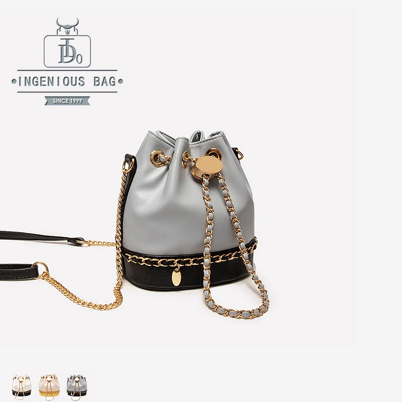 Fashion Bucket Bag for Women Pu Leather Ladies Handbags Designer Luxury Shoulder Bags Candy Colors Crossbody Bag High Quality 
Fashion Bucket Bag for Women Pu Leather Ladies Handbags Designer Luxury Shoulder Bags Candy Colors Crossbody Bag High Quality