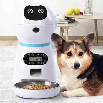 3.5L Automatic Pet Feeder Dog Cat Food Bowl Voice Recorder Timing Programmable USB Auto Cat Dog 4 Meal Pet Food Dispenser
3.5L Automatic Pet Feeder Dog Cat Food Bowl Voice Recorder Timing Programmable USB Auto Cat Dog 4 Meal Pet Food Dispenser