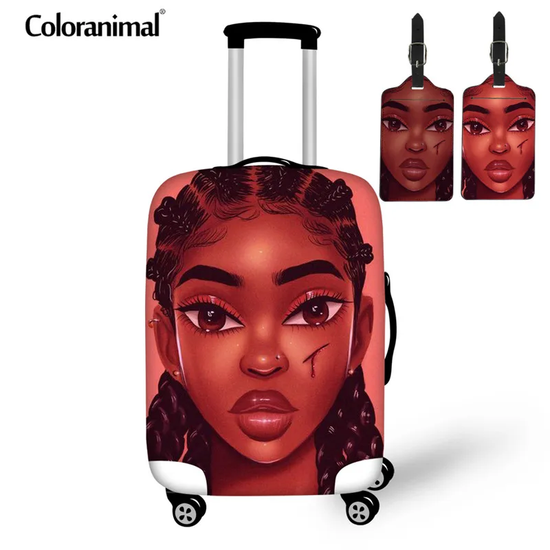 Coloranimal African Women Elastic Luggage Cover Afro Lady Black Girl Suitcase Protective Case Bag Trolley Dust Covers for 18-30
Coloranimal African Women Elastic Luggage Cover Afro Lady Black Girl Suitcase Protective Case Bag Trolley Dust Covers for 18-30