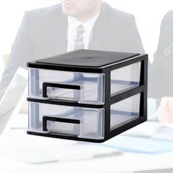 2 Layers Transparent Desktop Drawer Type Storage Box Plastic Mini Cosmetics Storage Organizer Sundries Holder (Black and Transpa
2 Layers Transparent Desktop Drawer Type Storage Box Plastic Mini Cosmetics Storage Organizer Sundries Holder (Black and Transpa