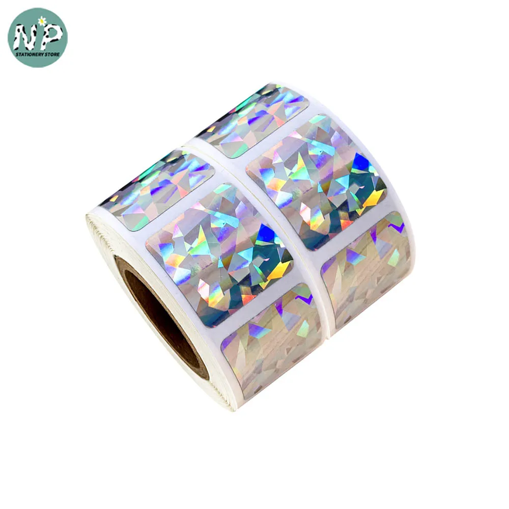 Rectangle Dot Laser Scratch Off Stickers Seal Label with 300 Pcs/roll Color Metallic Hologram Scratch Stickers DIY Game Stickers
Rectangle Dot Laser Scratch Off Stickers Seal Label with 300 Pcs/roll Color Metallic Hologram Scratch Stickers DIY Game Stickers