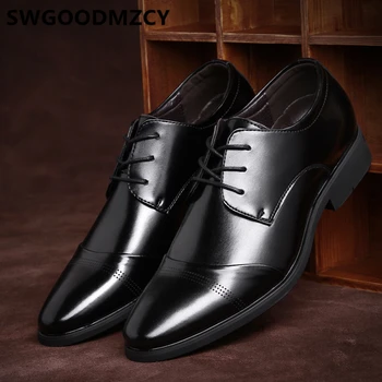 business shoes men oxford leather black italian shoes men classic brown dress wedding shoes men elegant sapato social masculino 
business shoes men oxford leather black italian shoes men classic brown dress wedding shoes men elegant sapato social masculino