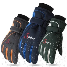 Men Skiing Gloves Winter Adult Waterproof Anti-cold Velcro Mitten Thickened Velvet Gloves Outdoor Ski Warming Christmas Gift New
Men Skiing Gloves Winter Adult Waterproof Anti-cold Velcro Mitten Thickened Velvet Gloves Outdoor Ski Warming Christmas Gift New