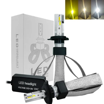 2pcs Car Light H4 H7 Led Headlight Bulb H11 H1 HB4 HB3 9005 9006 H8 H9 200W 20000Lm 3in1 3000K 4300K 6000K Canbus Auto Fog light
2pcs Car Light H4 H7 Led Headlight Bulb H11 H1 HB4 HB3 9005 9006 H8 H9 200W 20000Lm 3in1 3000K 4300K 6000K Canbus Auto Fog light